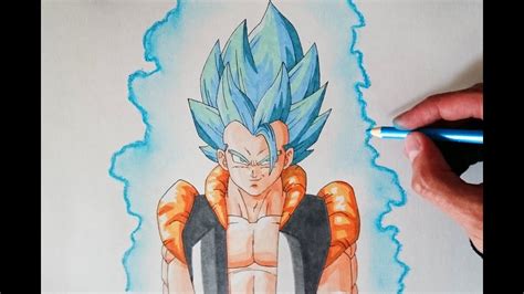 como dibujar a gogeta|Cómo dibujar a Gogeta Super Saiyan 4 .